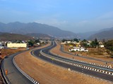 A View of Zirakpur-Parwanoo Himalayan Expressway