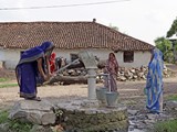 Hand Pump Water Facility at Sadva Khurd, U.P